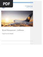 Brand Analysis Lufthansa - Brand Management