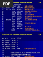 Example of SIC Assembler Language Program