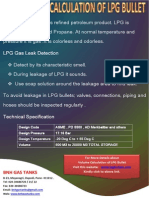 Volume Calculation of LPG Bullet