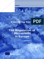 The Regulation of Microcredit in Europe Europe