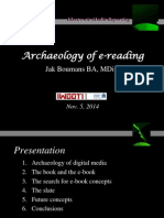 Archeologie of e-Reading