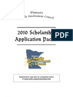 FIC Scholarship Application Packet 2010