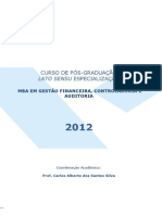 MBA Gestão Finaceira, Controladoria e Auditoria Turma 18 - 2012 PDF