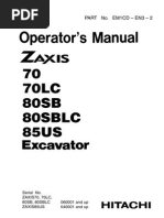 Download Hitachi ZX85US Operators manual by alesca1978 SN245717329 doc pdf