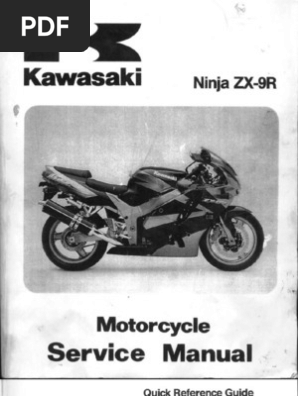 Kawasaki ZX-9R (ZX900-B1 - 4) '94 A '97 - Service Manual | PDF