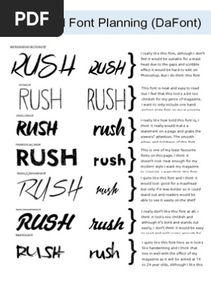 Masthead Font Planning...
