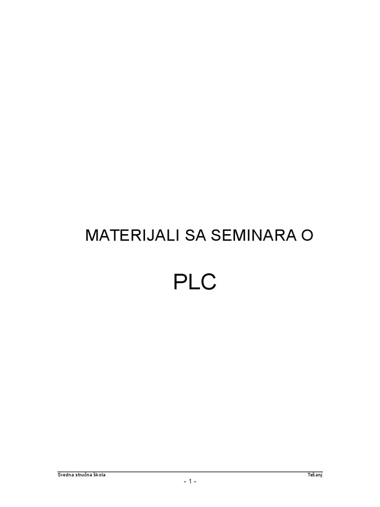 PLC | PDF