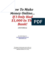 Andre Chaperon - How To Make Money Online If I Only Had $1,000 in The Bank (2010)