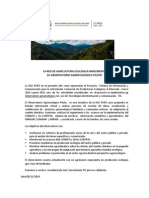Observatorio Agroecológico RAE PERÚ Presentación - 2014