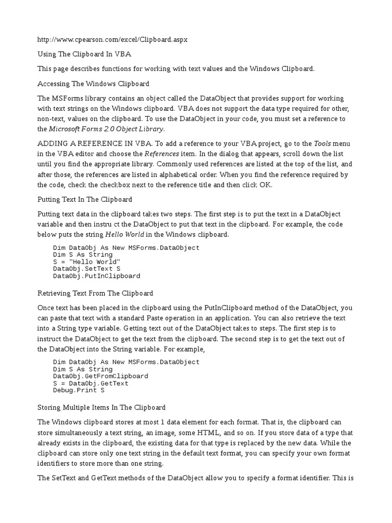 Mastering the Clipboard Comprehensive Guide to Programmatically