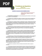 DECRETO N° 4.886 DE 20 DE NOVEMBRO DE 2003