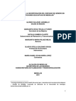 Estrategia para La Incorporación Del Enfoque de Género en Instituciones Educativas de Medellín PDF