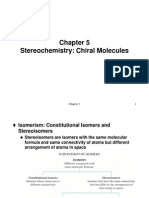 Chapter 5 Stereochemistry Chiral Molecules