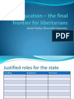 Education – the final frontier for libertarians