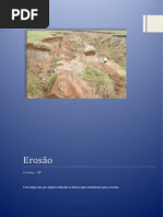 Trabalho Fundamentos de Geociencia - Erosão