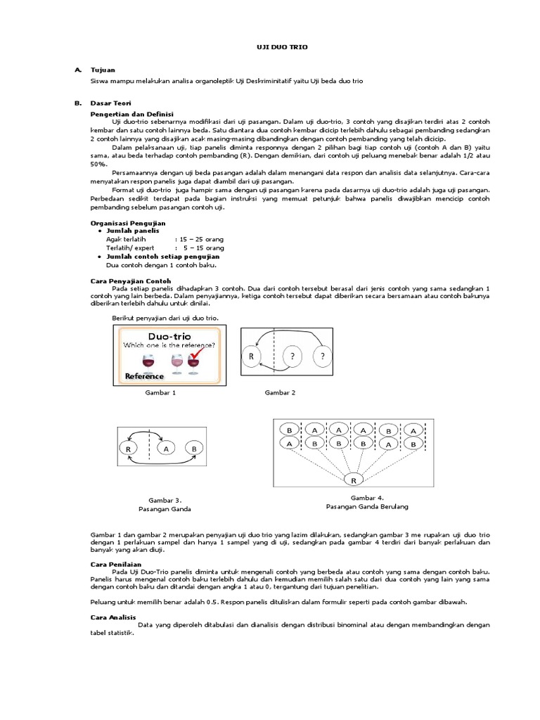 3.jobsheet Uji Duo Trio | PDF