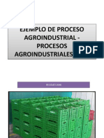 Ejemplo de Proceso Agroindustrial - Procesos Agroindustriales s