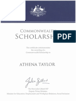 commonwealth scholarship