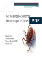 Intection Bactأ©riennes Transmises Par LesTiques