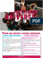 Tract de Campagne - Service Civique Universel