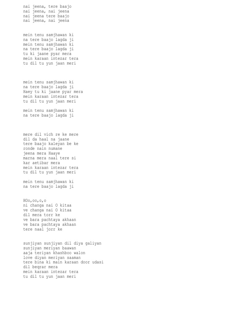 Samjhawan Lyrics and Meaning | PDF