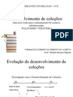 Desenvolvimento de Coleções