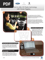 Download Factsheet - Ford SYNC iTunes Song Tagging by Ford Motor Company SN24577769 doc pdf