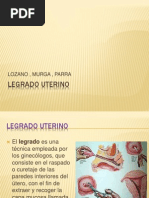 Legrado Uterino Instrumentado y Aspiracion Mecanica Endouterina | PDF ...