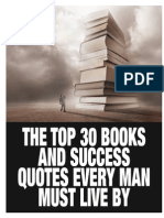 The Top 30 Books and Success Quotes Every Man Must Live by