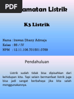 Download KeselamatanListrikK3ListrikbyDhanyIraoneSN245795068 doc pdf