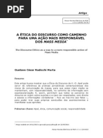 A Ética Do Discurso