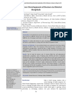 Barriers to Career Development of Doctors in District Hospitals