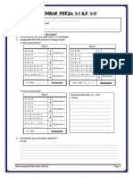 Lembar Kerja Siswa (Kelas 7 Bilangan)