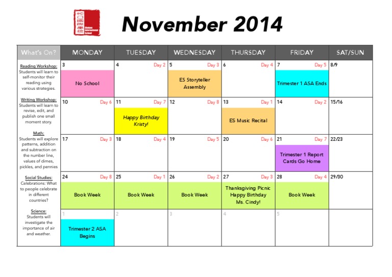 Weekly Learning Schedule Overview | PDF