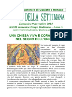 Comunità Pastorale Di Uggiate e Ronago Agenda Della Settimana