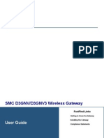 SMCD3GNV Wireless Cable Modem Gateway User Guide