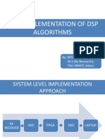 FPGA Implementation of DSP Algorithms