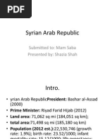 Syrian Arab Republic