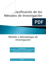 Clasificación de Los Métodos de Investigacion ( Eduardo, Pedro, Cesar)