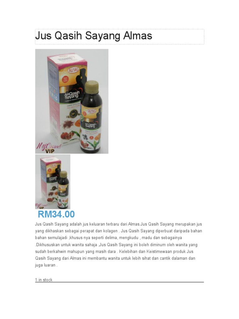 Jus Qasih Sayang Almas Pdf