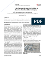 Discussion On The Factors Affecting The Stability of Microgrid Based On Distributed Power Supply