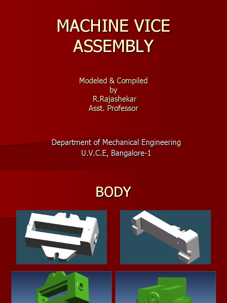 Machine Vice Assembly | PDF | Tools | Machines