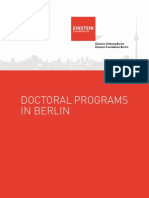 Berlin Doctoral Programs 2014