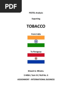 Download International Business Assignment - PESTEL  by Dinesh G Mhatre SN24583488 doc pdf