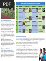 Saluda Shoals Education Brochure