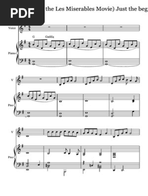 Les Miserables Sheet Music Free