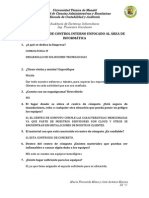 Cuestionario de Control Interno Enfocado Al Área de Informática