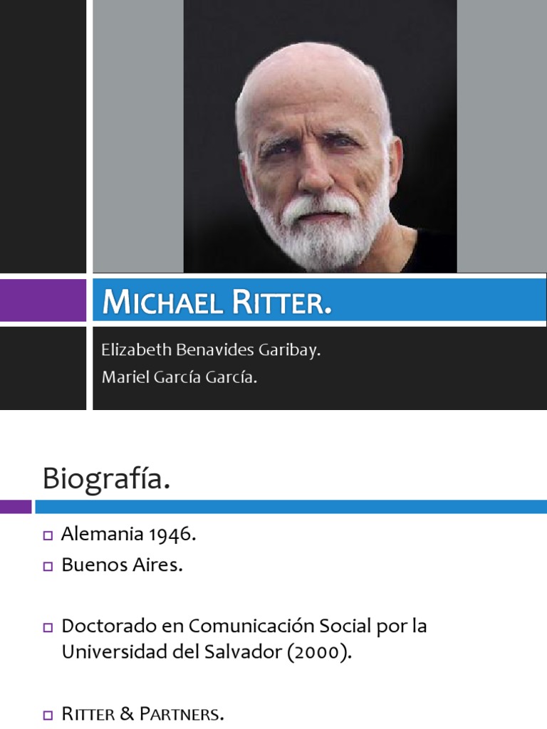 Biografía y Logros de Michael Ritter | PDF | Ciencias sociales