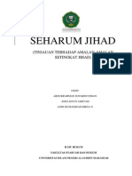 SEHARUM JIHAD (Tinjauan Terhadap Amalan Setingkat Jihad)