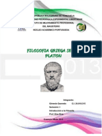 Filosofia Griega Según Platon